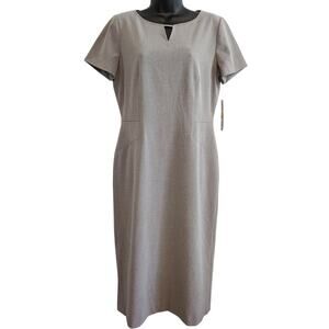 Preston & York Isabel dress heather grey size 10 NWT